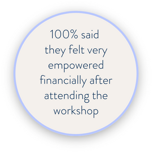 The-Holistic-CFO-Audacious-Goal-Testimonial-100 percent of attendants said they felt very empowered financially after attending the workshop